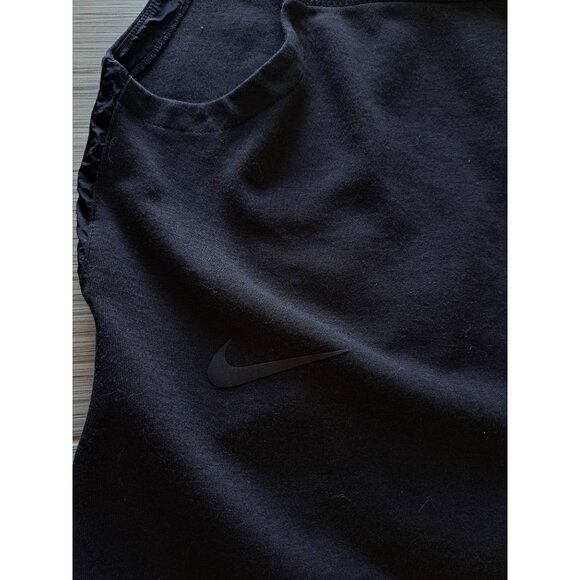 Nike ThermaTech TP Men's Hooded Sleeveless Sweatshirt Dri-FIT Black Zip Sides M - Picture 10 of 10